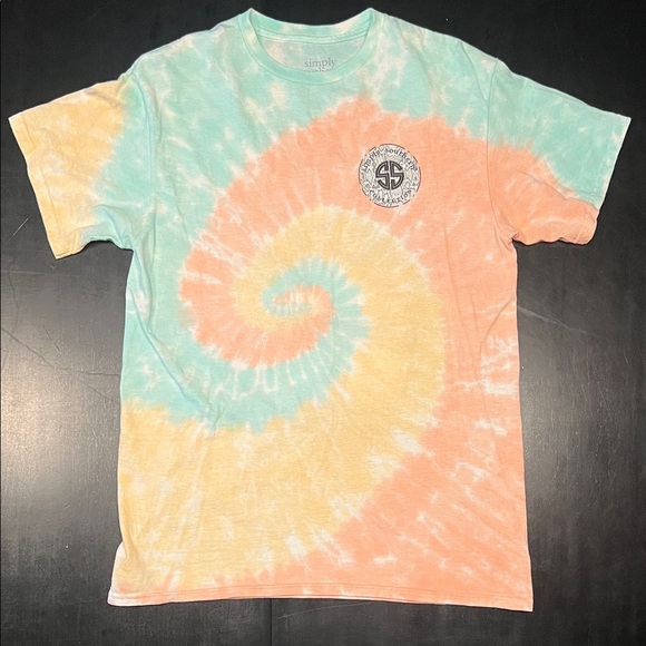 Simply Southern Pastel Tie-Dye Short Sleeve Tee - Picture 1 of 4